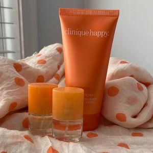 Clinique Happy Lotion and Perfume